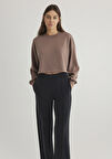 Sporty Lux Kahverengi TENCEL TM Modal Sweatshirt 1S10061-70383