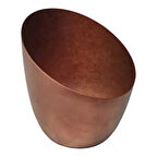 Açık Büfe Retro Sunum Tabağı Bakır 13*14 Cm