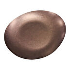 Açık Büfe Retro Sunum Tabağı Bakır 29*24 Cm