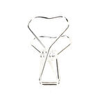 Kayigo Tiny Paslanmaz Çelik Kalp Klips Altılı - Gümüş