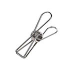 Kayigo Tiny Paslanmaz Çelik  Mini Mandal Onikili - Metalik Gri