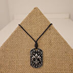 Mabet Ayarlanabilir Siyah Kolye