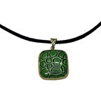 Hedea Yeşil Rüya Tanesi Pirinç Kolye