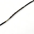 Özel İşçilik El Örgüsü Bohem Bileklik Koyu Açık Kahverengi