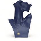 Lacivert Sır Kadın Kolye