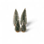 Dörtlü Yılbaşı Ağacı Set