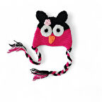 Baykuş Çocuk Bere Pembe