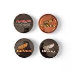 Motosiklet Rozet Set 2 Honda 4'lü Rozet