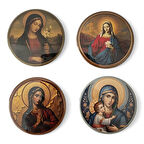 Meryem Ana Magnet 1.Set - 4'lü Meryem Ana Magnet