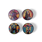 Aziz İsa Magnet Set 2 - 4'lü Jesus Christ Magnet