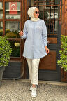 KAYRA Tunik KA-B25-21232 Duman