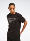 Reebok LC 9012 NEW ID CAMO TEE Siyah Yuvarlak Yaka Regular Fit Baskılı Erkek T-Shirt