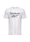 Reebok LC 8014 NEW ID REG TEE Beyaz Yuvarlak Yaka Regular Fit Baskılı Erkek T-Shirt