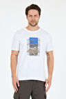 Regular Fit Pamuk Bisiklet Yaka Baskılı Penye Erkek Tişört 0026