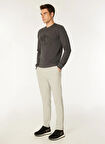 Gmg Fırenze Standart Bel Normal Paça Regular Fit Açık Gri Erkek Pantolon GU24MFW01023