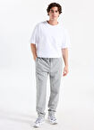 Gmg Fırenze Lastikli Bel Normal Paça Jogger Açık Gri Erkek Pantolon GU25MFW01031