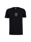 Gmg Fırenze Siyah Erkek Slim Fit Geometrik Desenli T-Shirt GU26MSS03018