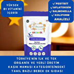 Organik 3 Tahıllı Gece Maması Tahıl Bazlı Bebek Ek Gıdası B1 VİTAMİNLİ 250 g