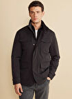 Brooks Brothers Siyah Erkek Mont BBFW25MJC014