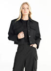 Ted Baker Standart Siyah Kadın Ceket TBWRJC1035