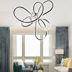 Aybel Krom 48 Watt Plafonyer Modern Koridor Salon Led Avize