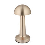 Orvin Nikel Dokunmatik 3 Renkli Şarjlı Dekoratif Masa Lambası Abajur