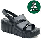 Venüs Morgen Hakiki Deri Comfort Ortopedik Kadın Sandalet