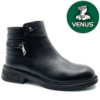 Venüs Umbra Hakiki Deri Kaymaz Taban Ortopedik Kadın Bot