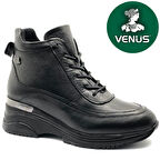 Venüs Rıbes Hakiki Deri Kaymaz Dolgu Taban Ortopedik Kadın Bot