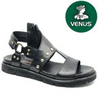 Venüs Tripki Hakiki Deri Comfort Ortopedik Kadın Sandalet