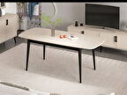 Prime Açılır Yemek Masası - Kumtaşı/Siyah Ayak
