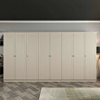 Kale 8 Kapaklı 4Ç Taçlı Dolap Kumtaşı Mebran Panjur Kumtaşı 210CM