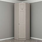 Kale 1 Kapaklı Köşe Dolap + Yüklük Kumtaşı Mebran İlkbahar 235CM