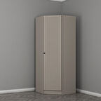 Kale 1 Kapaklı Köşe Dolap Kumtaşı Mebran Panjur 210CM