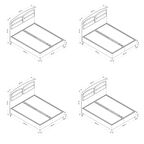 Retro Baza Başlık - Kumtaşı Ayak-Coco03 -Yastık Coco11 140x200