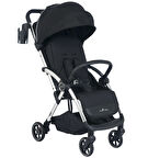Merkür Bebe Tek Tuşla Otomatik Katlanan Ruby Kabin Boy Bebek Arabası Siyah