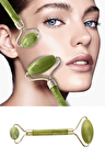 Çift Taraflı Yeşil Yeşim Taşı Cilt Masaj Bakım Aleti