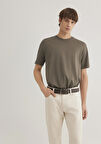 Kahverengi Basic Tişört 066249-70376