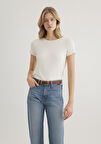 Ekru Tişört 1612904-80194