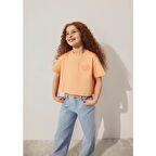 CHASE YOUR DREAMS BASKILI CROP TİŞÖRT