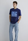 Superman Baskılı Lacivert Tişört 0612658-70496