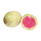 Doğal İçi Kırmızı Dışı Beyaz Sulu Watermelon Turp Tohumu (50 tohum)