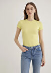 Sarı Basic Tişört 1613081-71285