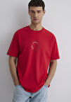 İstanbul Baskılı Kırmızı Tişört 0612996-70471