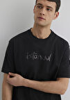 İstanbul Baskılı Siyah Tişört 0613002-71379