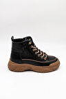 Guja İthal Seri Kadın Sneaker Bot GJ310 - Kömür - 36