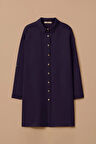 Kadın Uzun Kollu Basic Tunik - Lacivert | 40