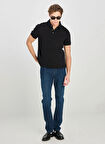 Lee Siyah Erkek Polo T-Shirt L2510123001 Erkek Regular Fit Polo