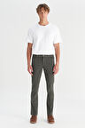 Pamuklu Texas Slim Fit Dar Kesim Cepli Esnek Kadife Pantolon