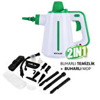 WHL-618LB 2-in-1 Buharlı Temizlik Makinesi – El Tipi ve Mop Özellikli, 132 Derece 380 Ml